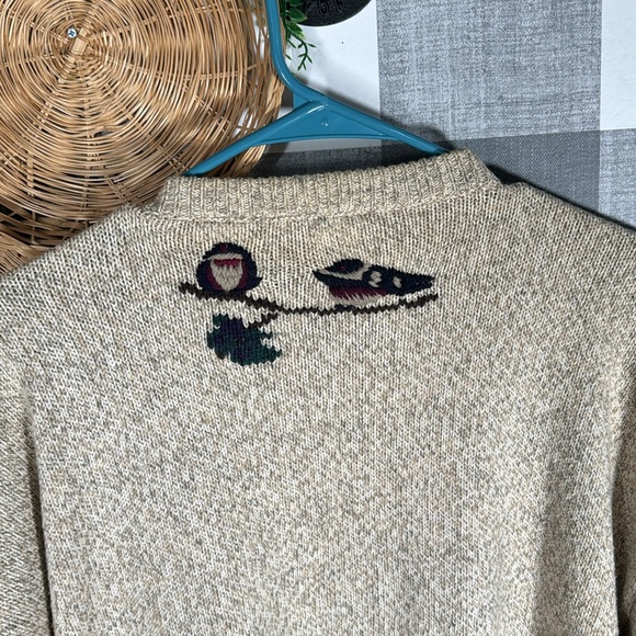 Vtg Northern Reflections Wool cardigan - Picture 7 of 8